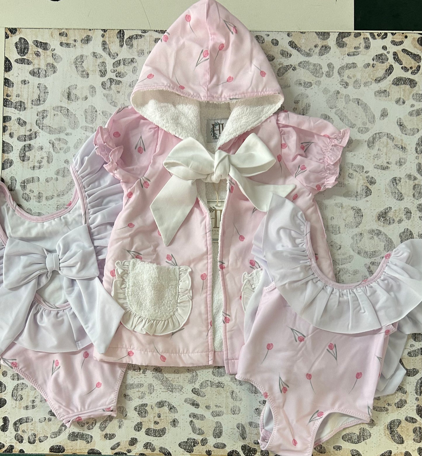 Hamner Hill Tulips Scalloped One Piece
