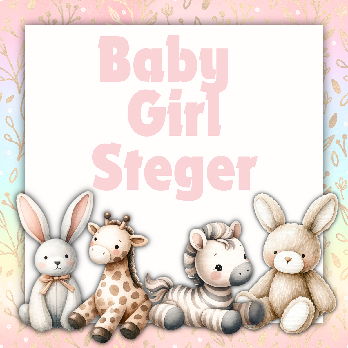 Baby Girl Steger -Proud Parents: Scott & Hanna (Hardy) Steger