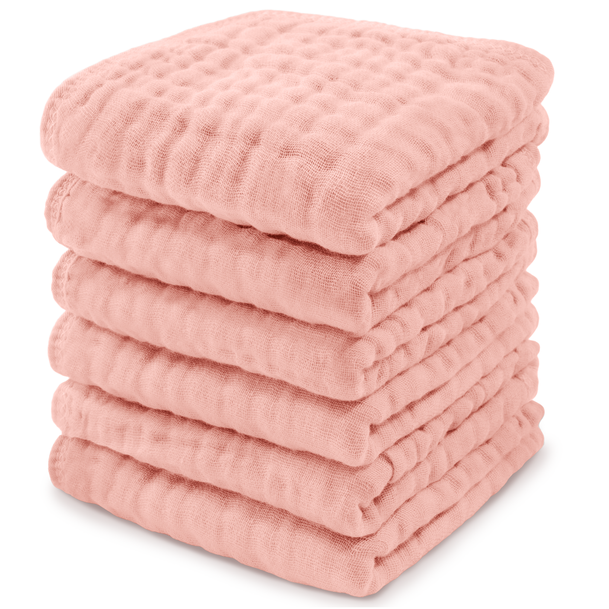 Baby Washcloths 100% Muslin Cotton by Comfy Cubs
