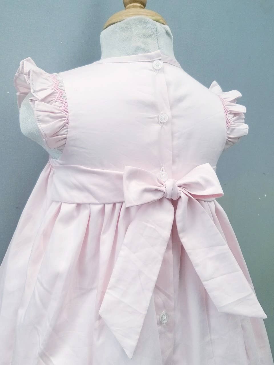 Pink Smocked Dress