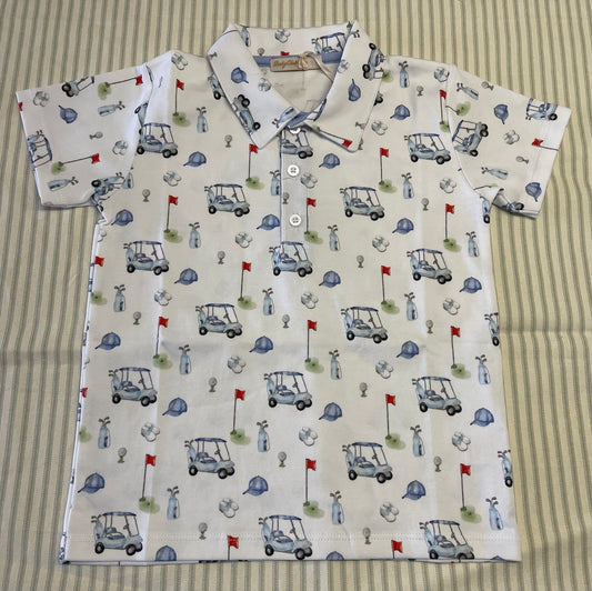 Baby Club Chic Golf Club Collar Tee