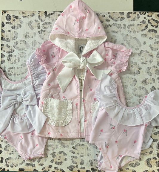 Hamner Hill Tulips Scalloped One Piece