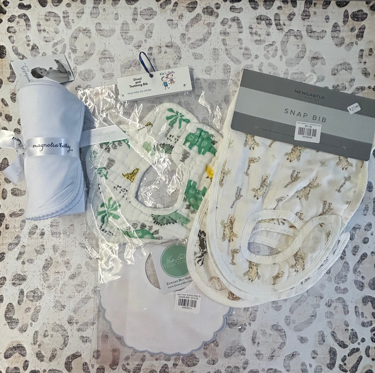 Bibs/Burps/Blanket -Nolen Baby