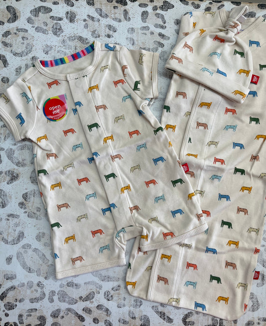 Magnetic Me Le Tigre Organic Cotton S/S Romper